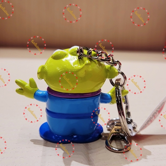 DISNEY PARKS ALIEN POPCORN BUCKET KEYCHAIN - Picture 4 of 4
